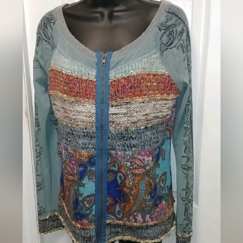 Lulu Paris mixed media jacket